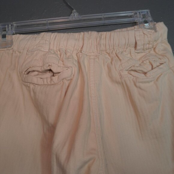 J. Crew Womens Tan Seaside Linen Straight Leg Casual Drawstring Pants Size 2 - Picture 7 of 9